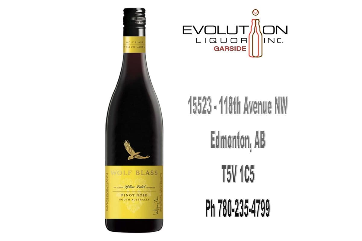 Wolf Blass Yellow Label Pinot Noir 0750G (1 x 750ml Glass Bottle)