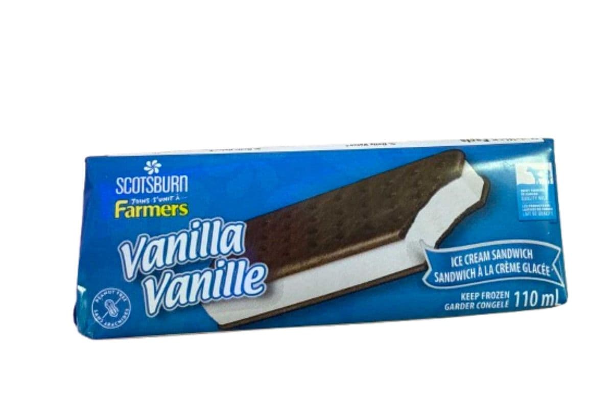 Vanilla Ice-Cream Sandwich Bar