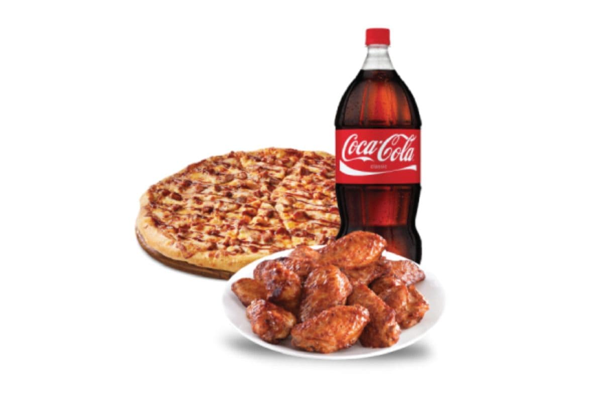 Extra-Large Pizza Wings Combo