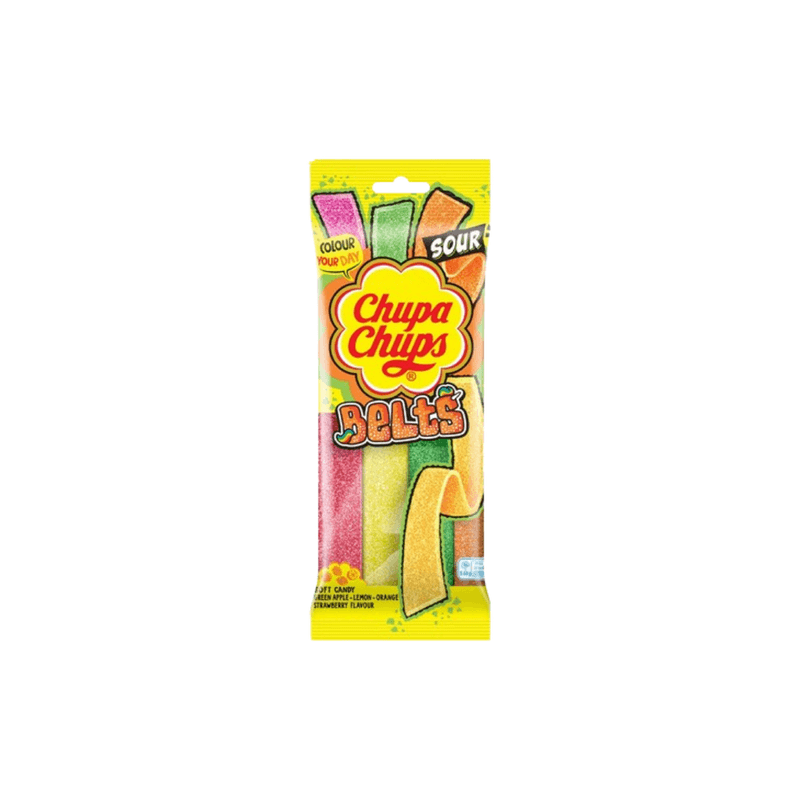 Chupa Chups Belts Sour Mixed – UK (90g)