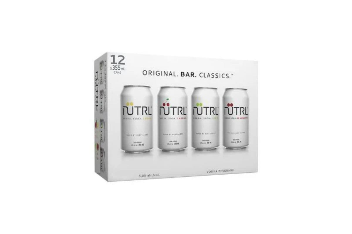Nutrl Vodka Soda Mixer (1 x 12 Pack)