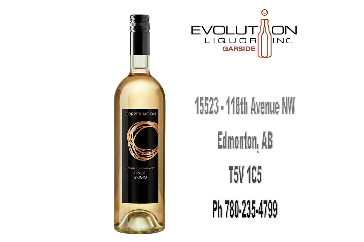 Copper Moon Pinot Grigio 0750G (1 x 750ml Glass Bottle)