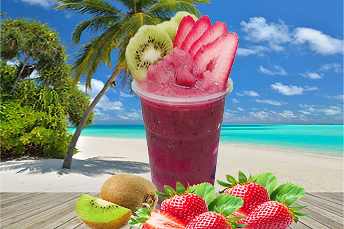 Strawberry Kiwi Real Fruit Smoothie