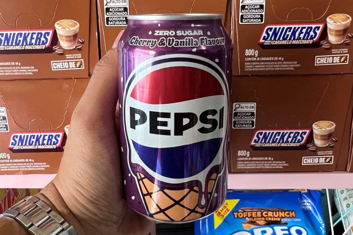 Pepsi Cherry & Vanilla Zero Sugar (UK) - 330mL