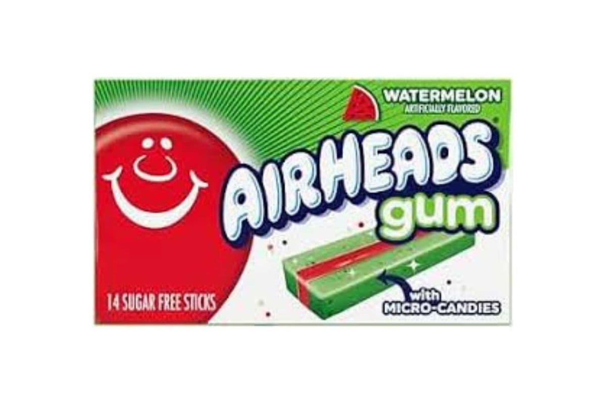 Air Heads Gum Watermelon Sugar Free (14 Sticks)
