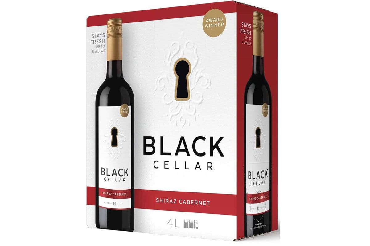 BLACK CELLAR CABERNET SHIRAZ 4L CASK (1 x 4LCASK)