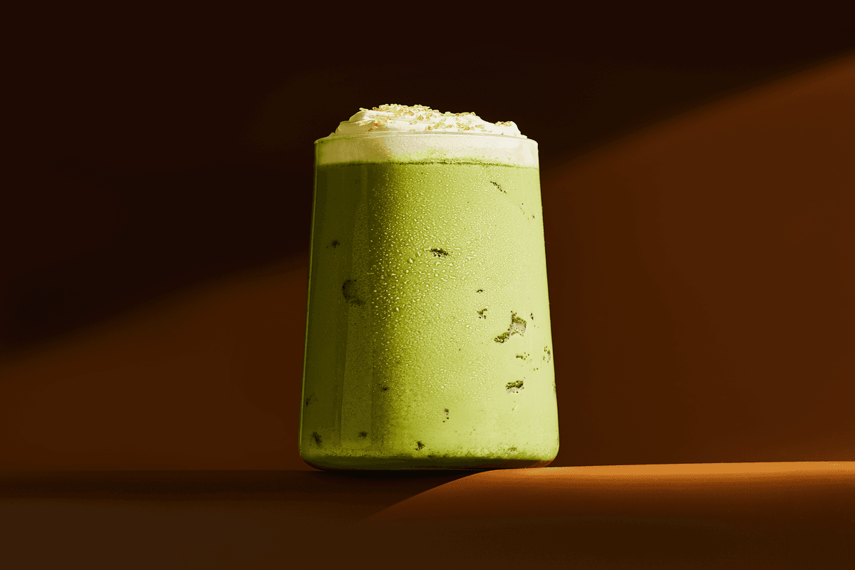 Crème Brûlée Matcha with Cold Foam