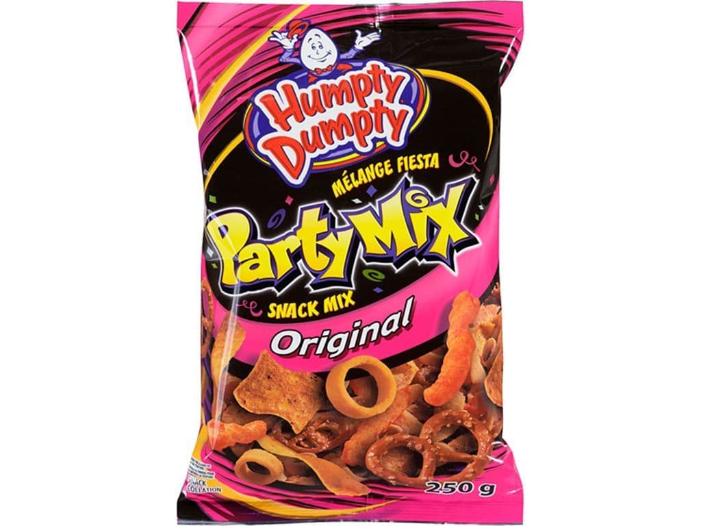 Humpty Dumpty Party Mix Original Snack Mix 250g Chips and Pretzels