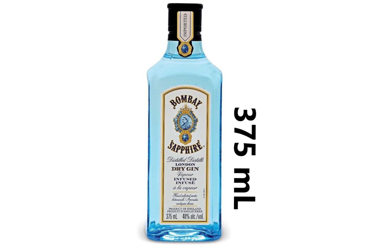 Bombay Sapphire London Dry Gin (13 oz Mickey) (1 x 375 mL)