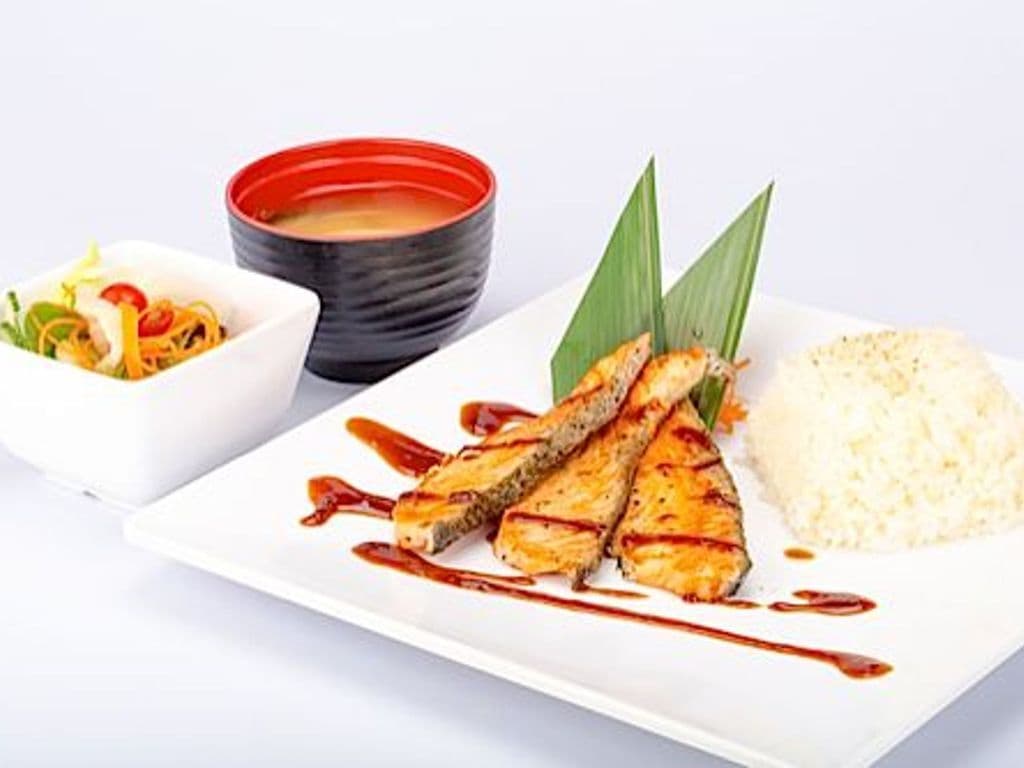 Salmon Teriyaki w/Rice
