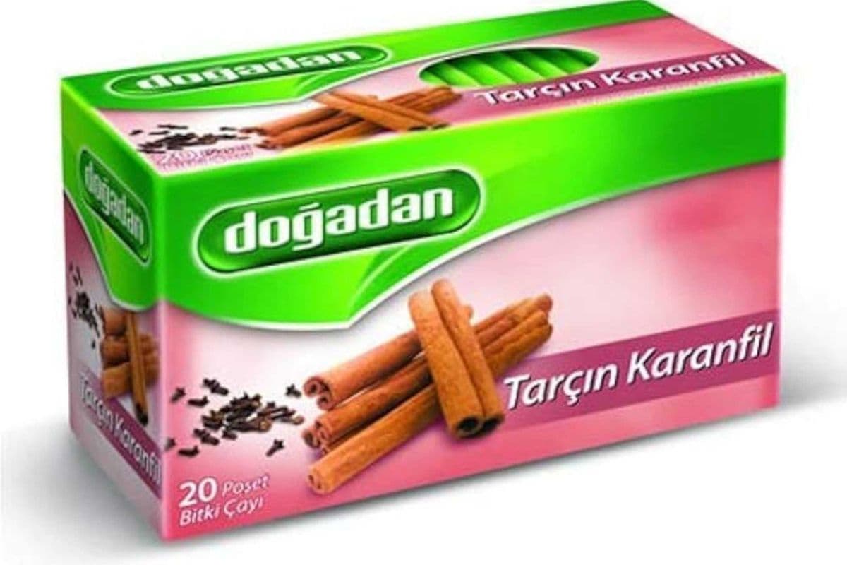 DOGADAN TARCIN KARANFIL CAYI CINNAMON CLOVE TEA 20 pcs