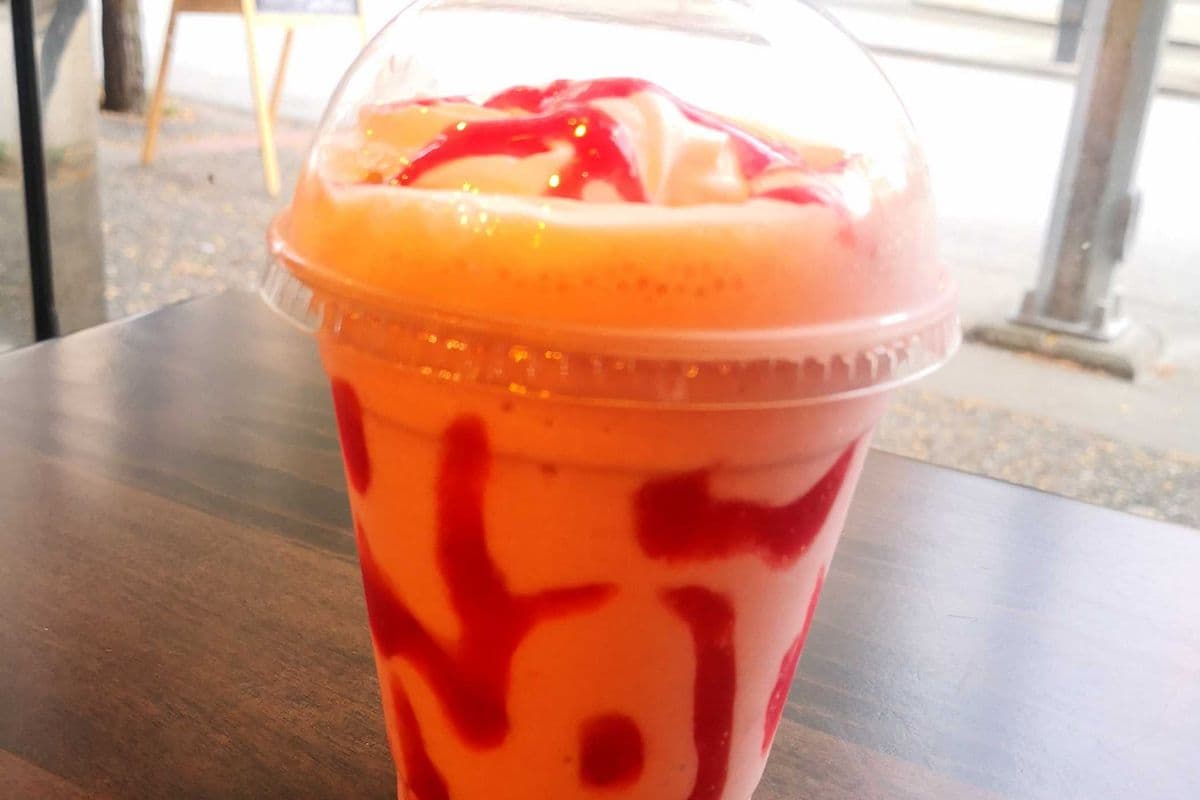 Strawberry Cheesecake Frappe