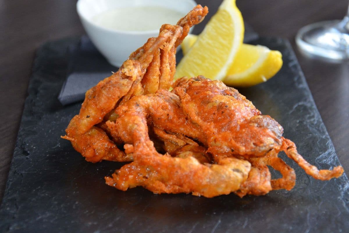 Soft shell crab tempura