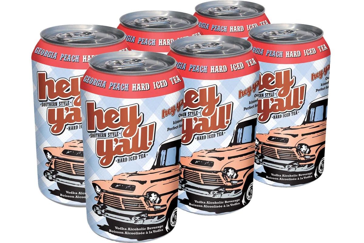 Hey Y'All Georgia Peach (6 x 355 ml)