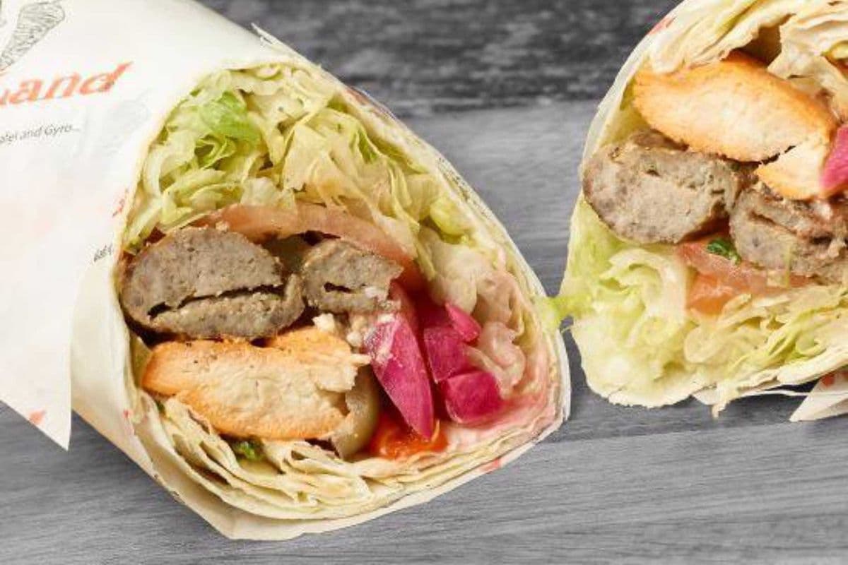 Large Mixed Kebab Wrap