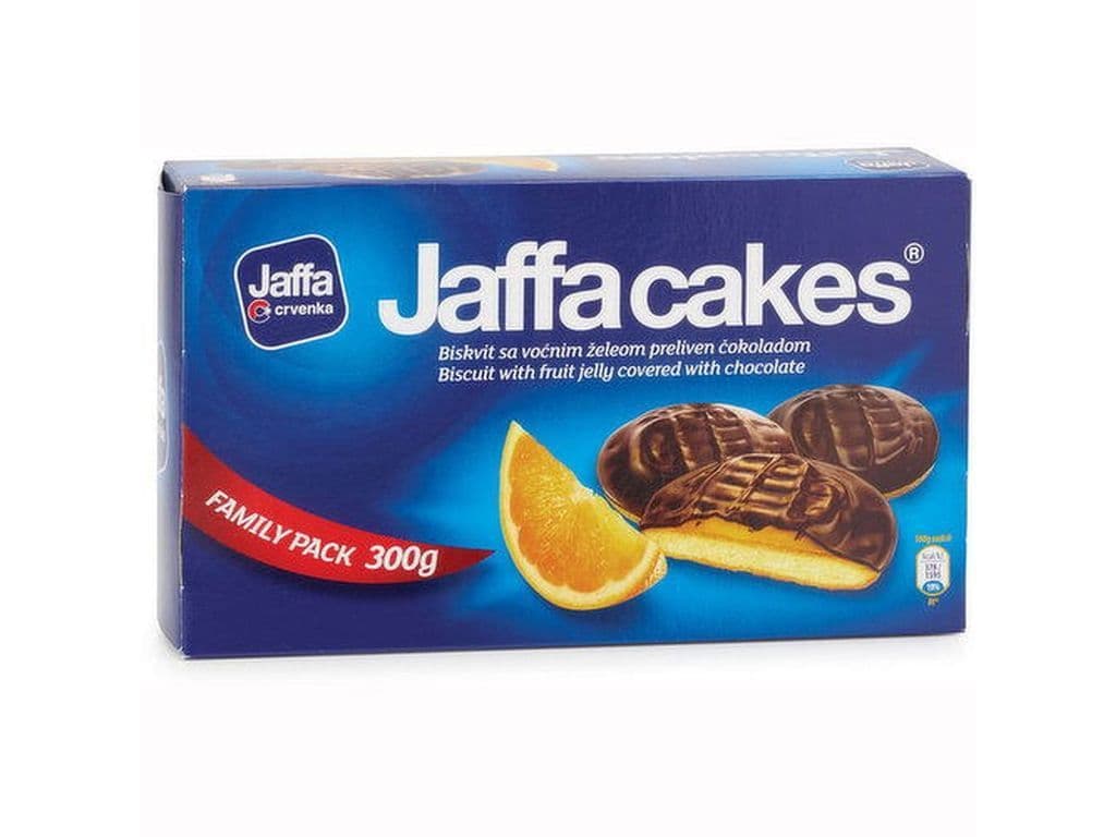 Jaffa Cakes Orange Serbia 300g Chewy Biscuits with Fruit Jelly
