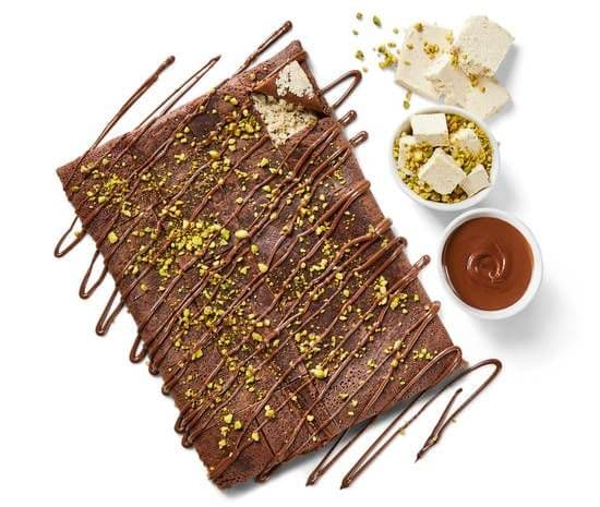 Halava & Nutella Crepe / Crêpe Halawa & Nutella