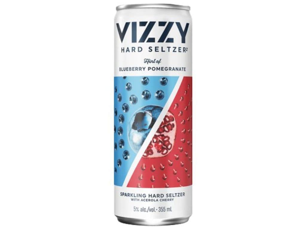 Vizzy Blueberry Pomegranate 355ml Can Hard Seltzer (5.0%)