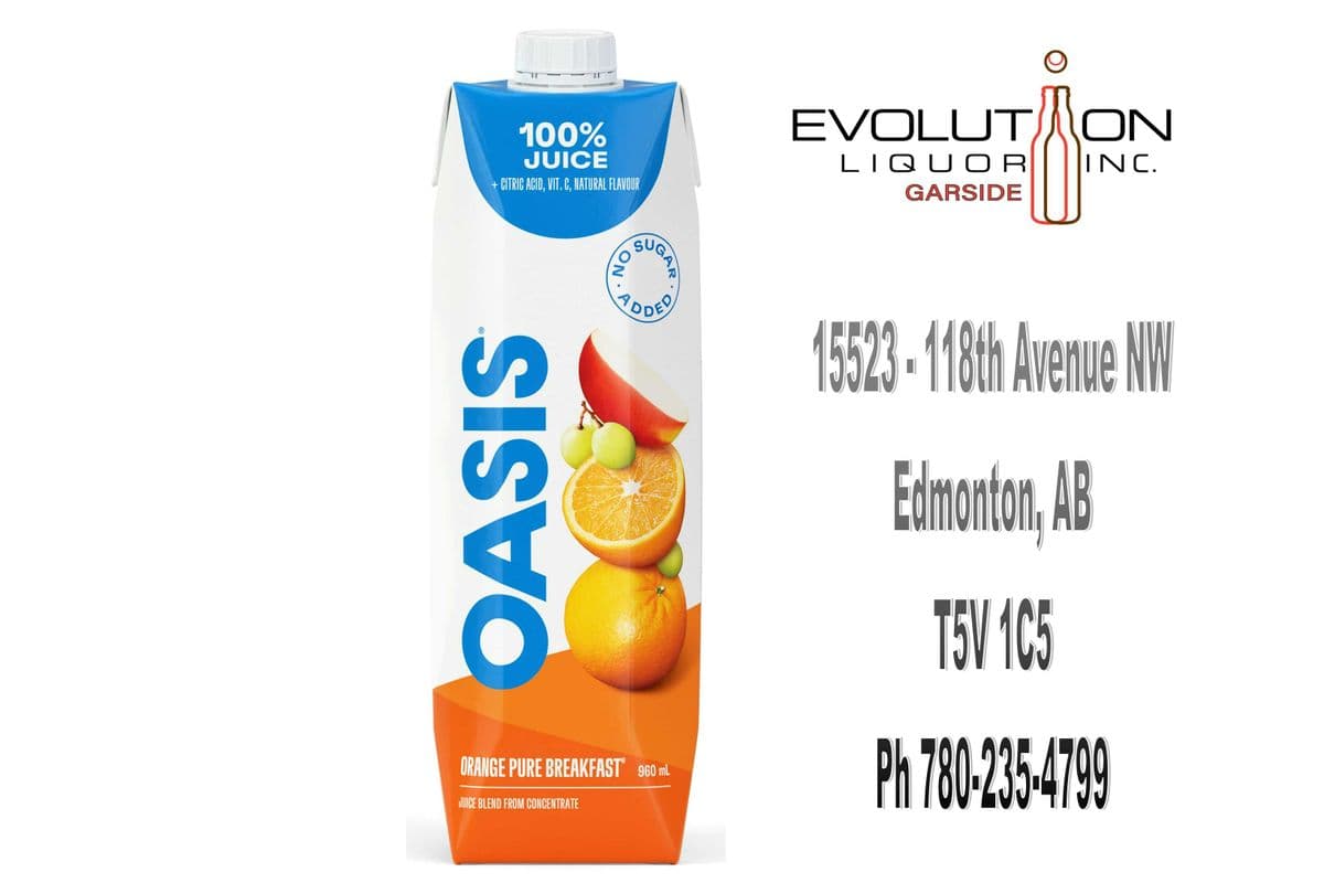 Oasis Orange Pure Breakfast 0960T (960ml Tetra Pack)