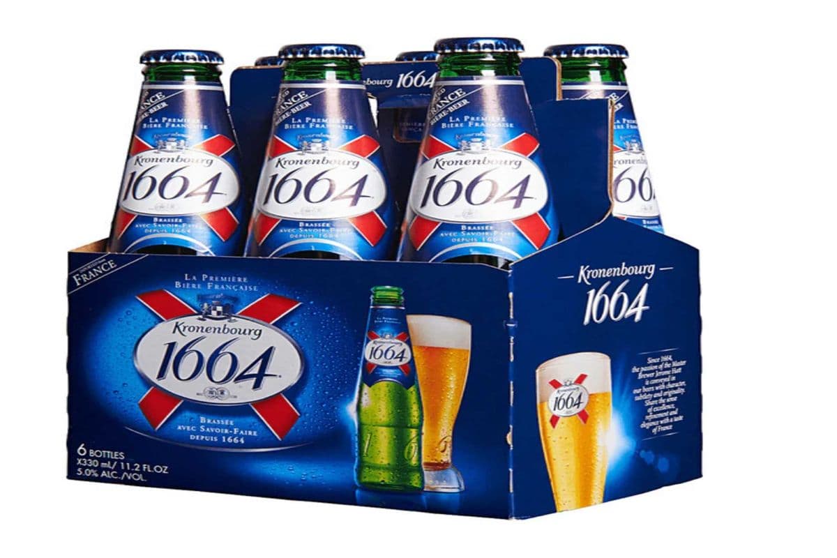 KRONENBOURG 1664 LAGER 6 PK (6 x 330ML)