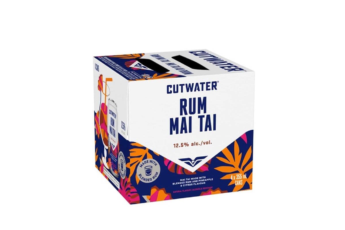 120883. CUTWATER RUM MAI TAI (4 x 355ML (CANS))