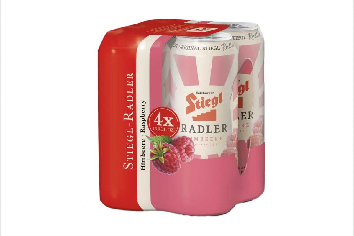 Stiegl Raspberry Radler 4 Can (4 x 500ML)