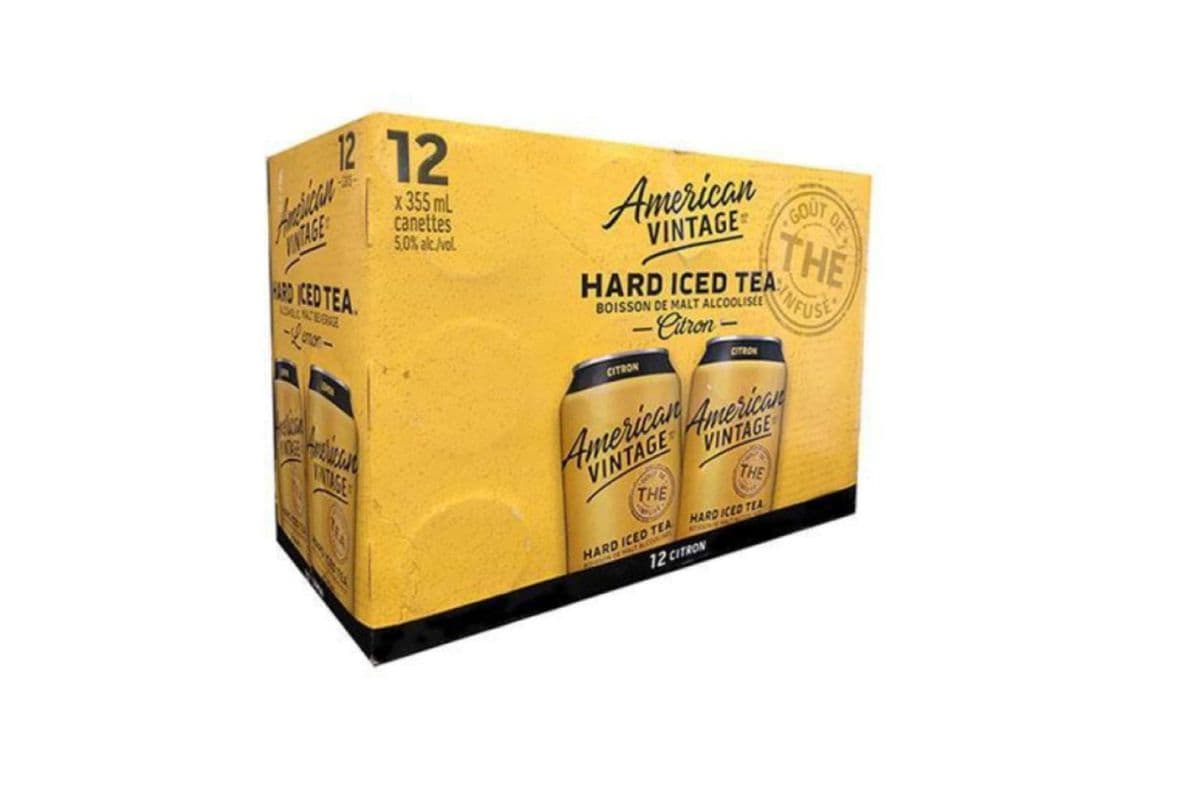 American Vintage Hard Iced Tea Lemon (12PK) (1 x 355 ML)