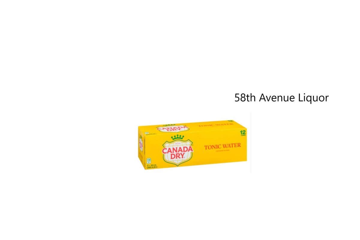 CANADA DRY TONIC WATER 12 CANS (355 ML)