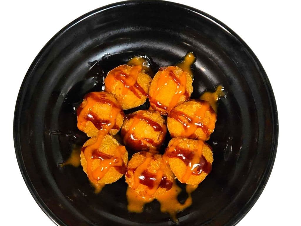 Cheesy Kimchi Fire Balls