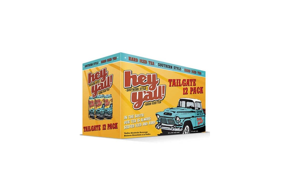 667873. HEY Y'ALL TAILGATE HARD ICED TEA (12 x 341ML (CANS))