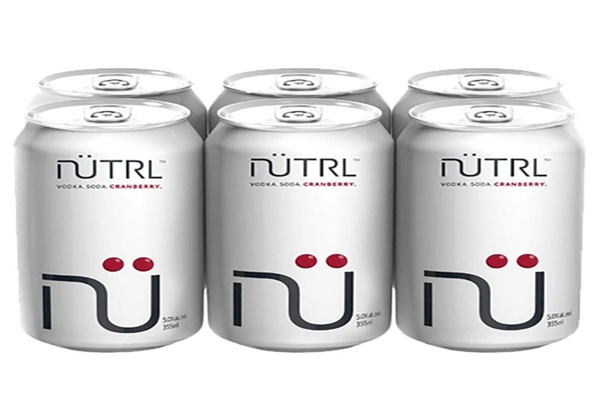 113831. NUTRL VODKA SODA - CRANBERRY 6PK (1 x 6pc)