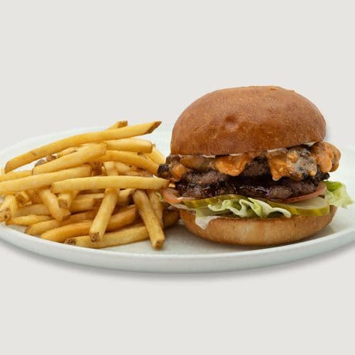 Mushroom Meltdown Burger