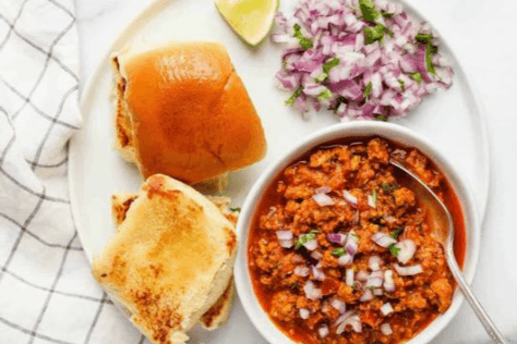 Lamb Keema Pav(2 pcs)