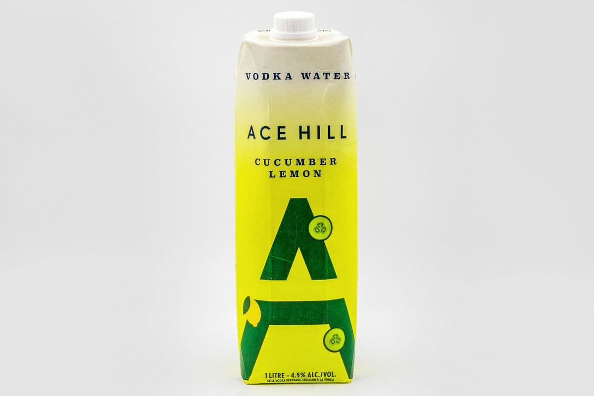 Ace Hill Vodka Water - Cucumber Lemon Non-Carbonated (1 x 1L)