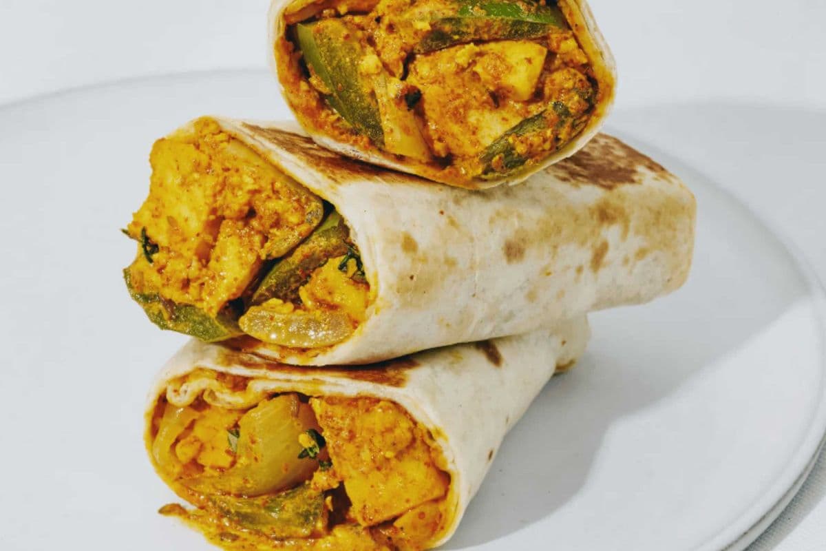 Paneer Aloo Tikki Wrap
