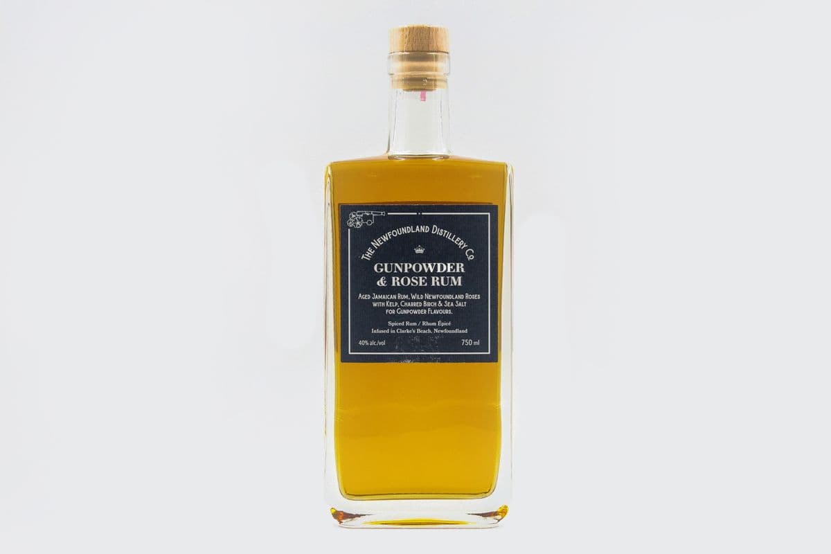 NEWFOUNDLAND DISTILLERY GUNPOWDER RUM (1 x 750ML)