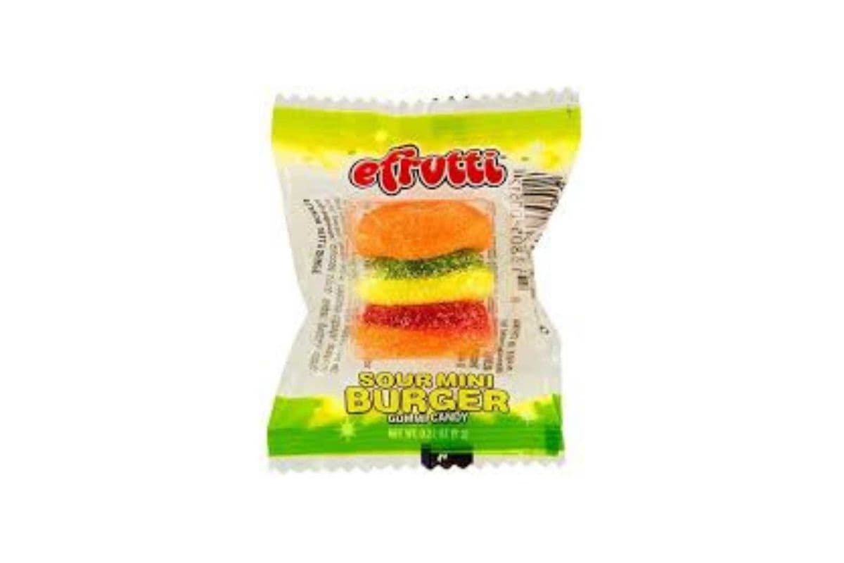 Efrutti Sour Mini Burger (9g)