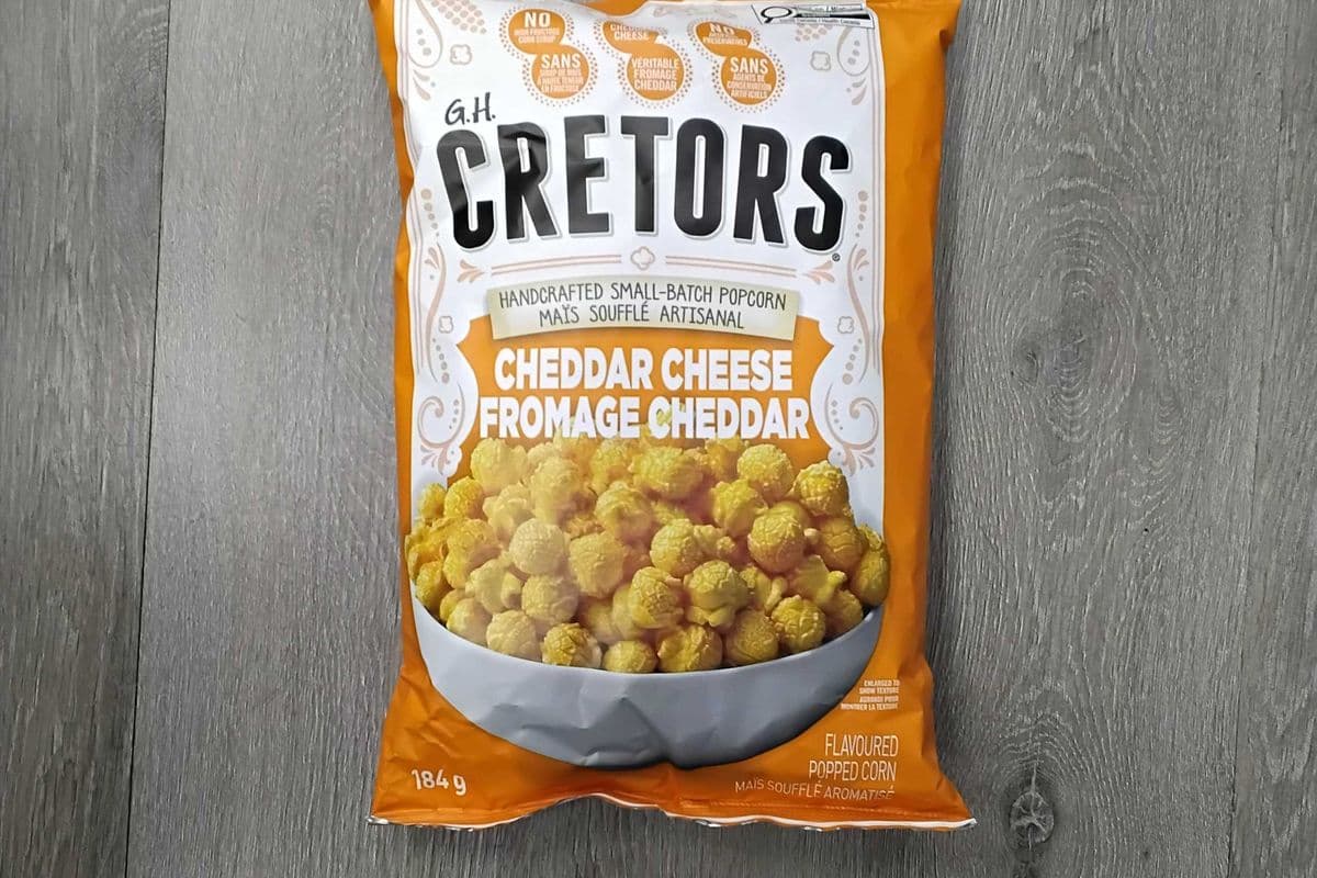 Cretors cheddar cheese 184g
