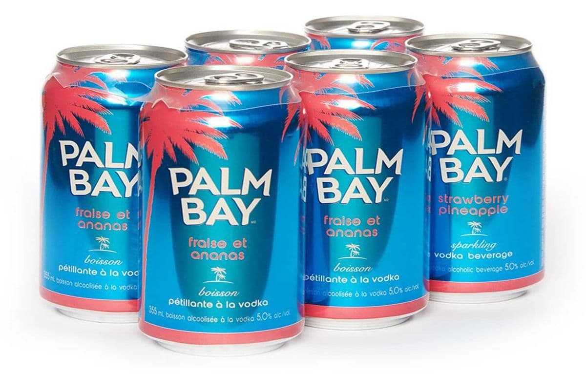PALM BAY STRAWBERRY PINEAPPLE 6 CANS (6 x 355 ML)