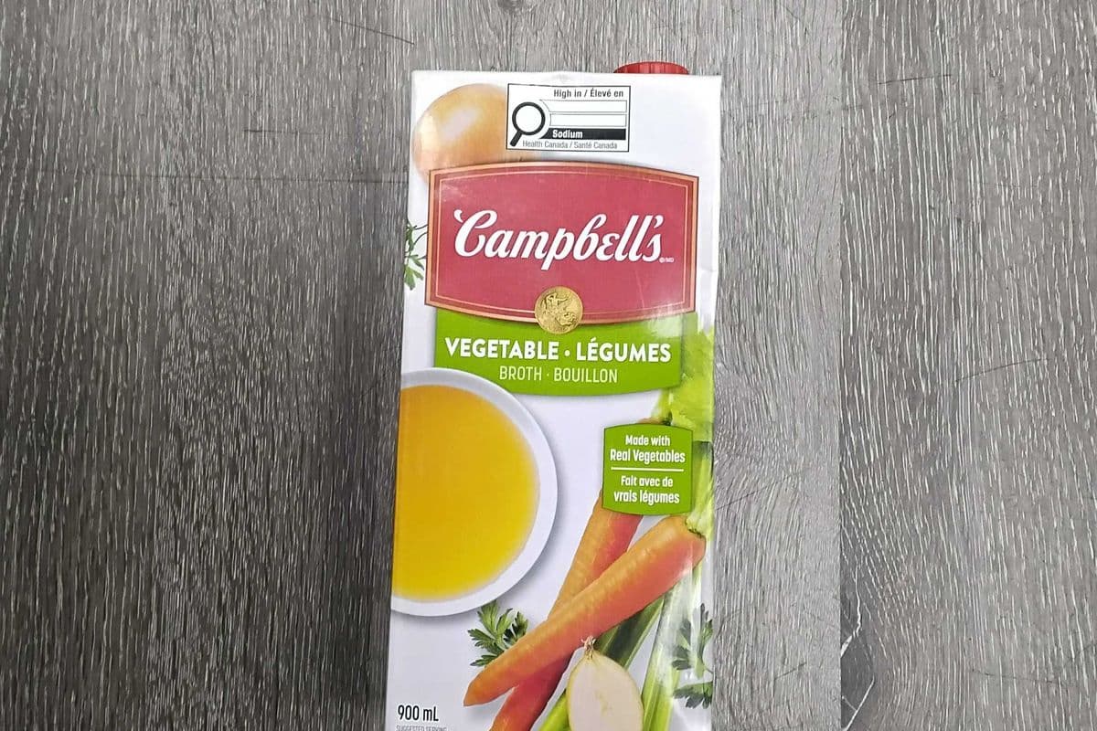 Campbell's vegetable broth (900ml)