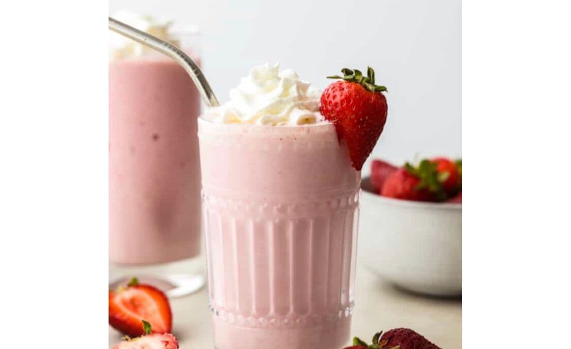 Strawberry Mania Ice Cream Shake (V)