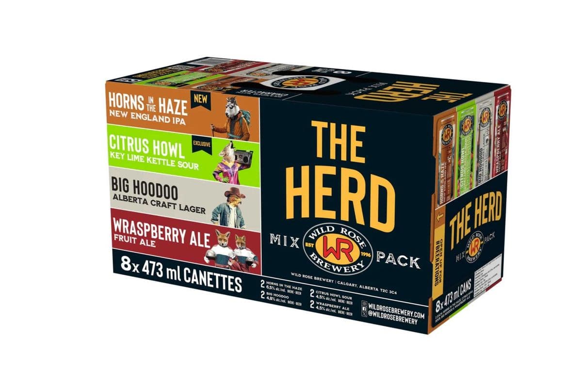 WILD ROSE THE HERD MIX PACK 8X473ML (1 x 8 PACK)