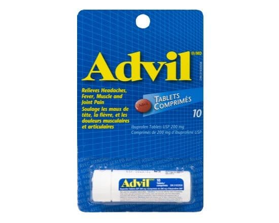 Advil Tablets Vial (10 Count) 1002455