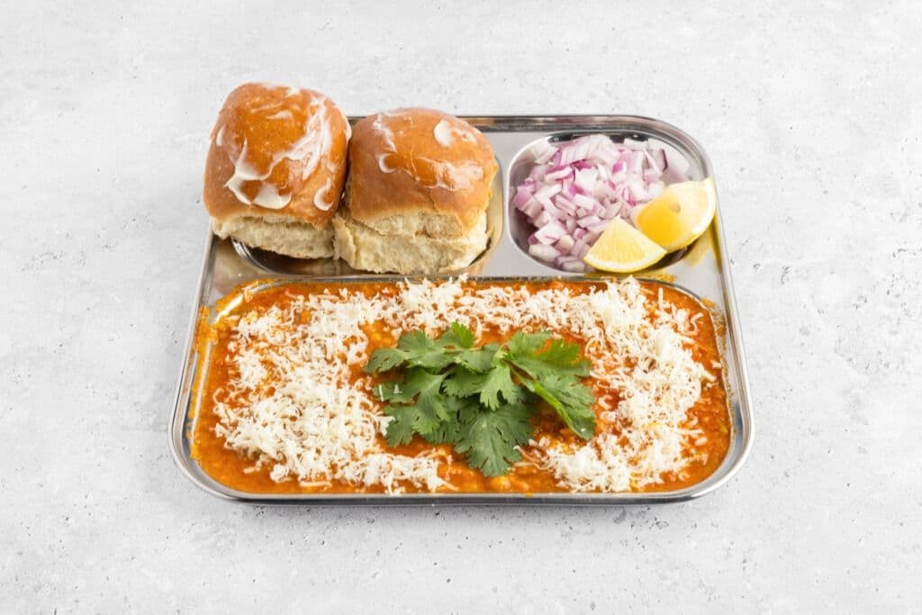 Cheese Pav Bhaji