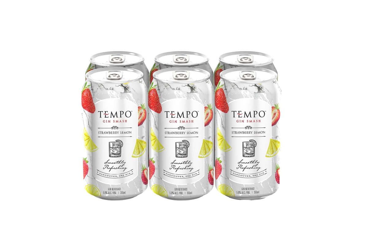 Tempo Strawberry (6 x 355 ml Cans)