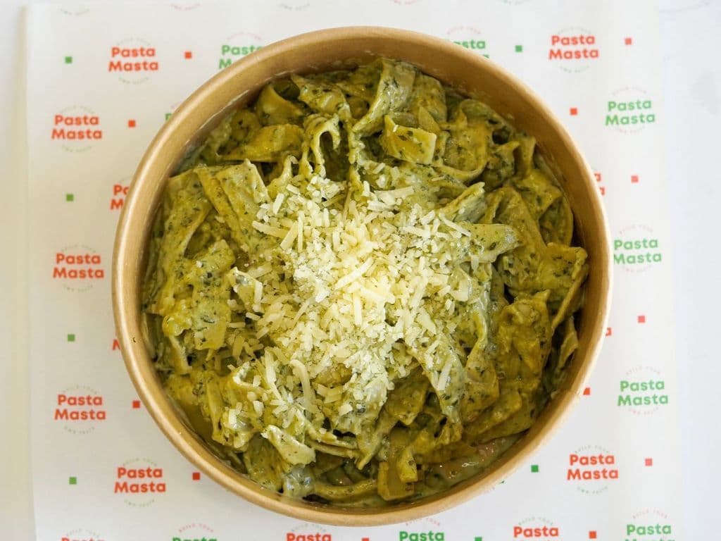 Fettucine Creamy Pesto