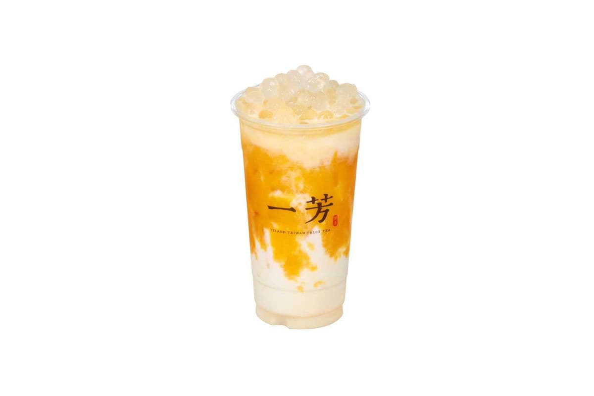 Crystal Ball Mango Milk 芒果鲜奶波波