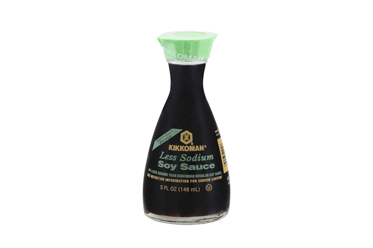 KIKKOMAN LESS SALT SOY SAUCE (148ML)