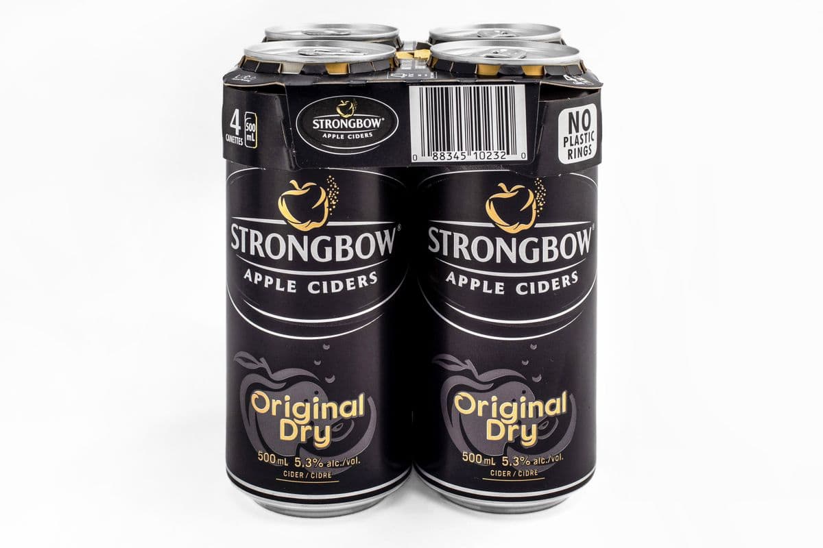 Strongbow 4 tall cans (4 x 355 ml Cans)