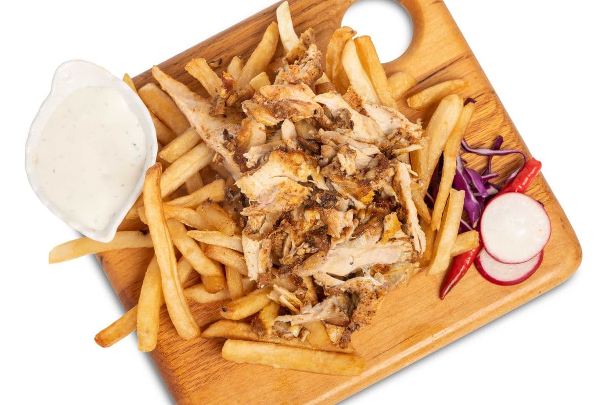 Shawarma on fries